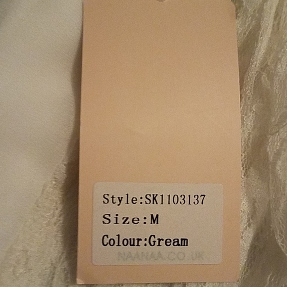 NWTS VVNVVN SHEER LINED SKIRT. MEDIUM - Picture 4 of 7